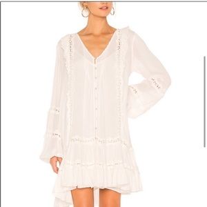 Free People Cream Snow Angel Dress